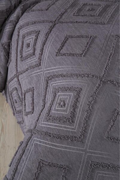 Çeyiz Diyarı Dowry Land Samira 2 Piece Single Pique Set Anthracite