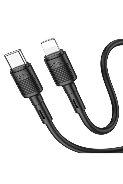 Hoco X83 Victory USB-C - Lightning Charging Cable, 20W, 1m (Black)