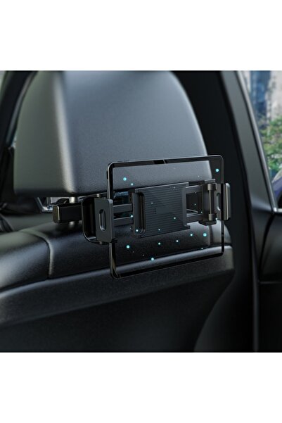 OEM 360° Rotating Car Headrest Mount for Phone or Tablet 4.7–12.9 inch, Minimalist Black