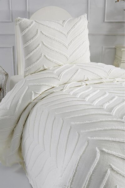 Çeyiz Diyarı Land of Dowry Sementina 2 Piece Single Pique Set Cream