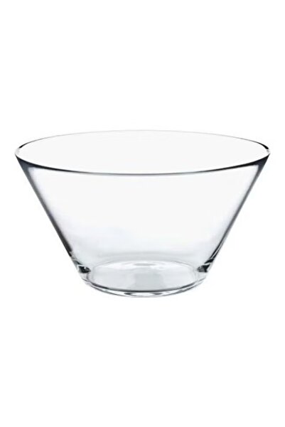 rexa وعاء تقديم دائري من الزجاج الشفاف - 28×15 سم - أدوات مائدة أنيقة