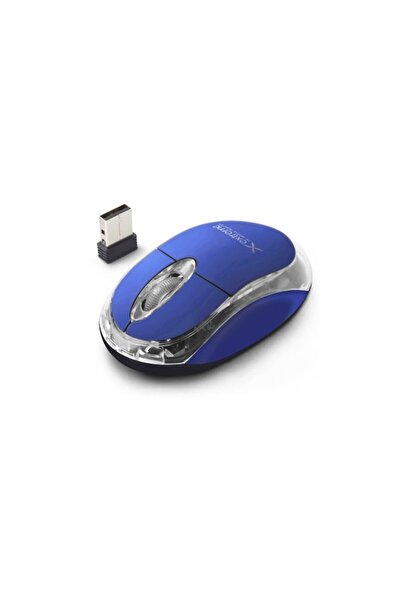 Extreme Mouse optic wireless 2.4 GHz, 3 butoane, 1000 DPI, Albastru