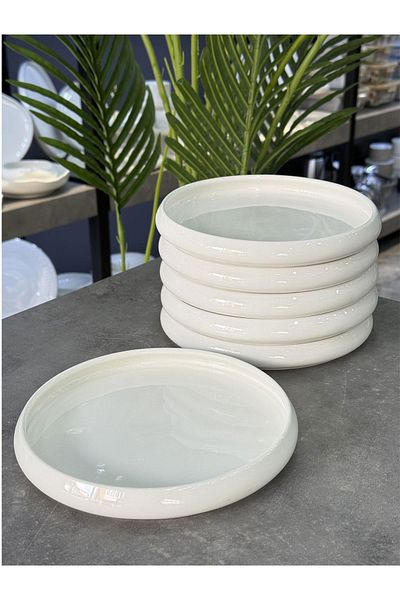 ACAR Bianco Perla 20 cm 6 Piece Plate