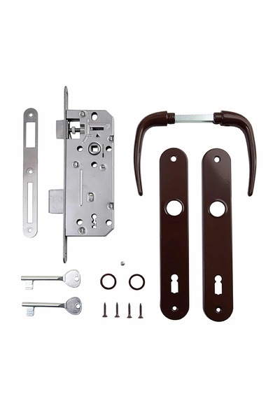 Z-Tools Pachet P 90 (Lacăt+Mâner) Maro 35-500 / EXT 5708