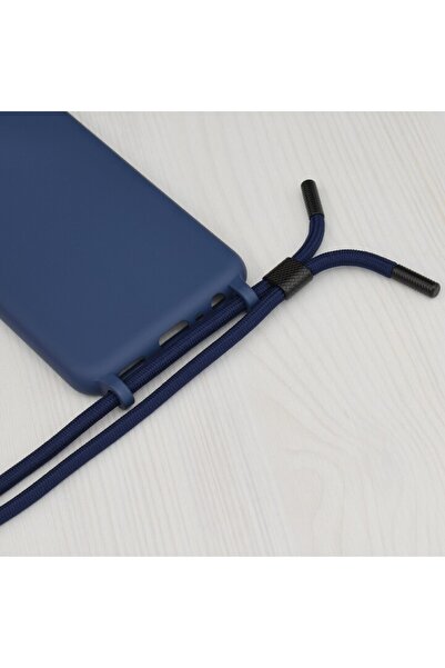 OEM Husă de protecție pentru Samsung Galaxy A14 4G/A14 5G, rezistentă la impact, curea tip crossbody, G1576, metalică, albastră