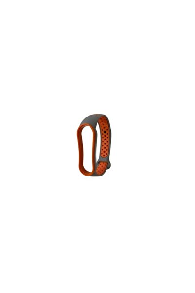 SOHO Brățară fitness pentru Xiaomi Mi Band 5, gri-portocaliu