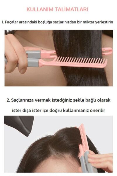 Duffa Saç Şekillendirici Maşa Tarak Manuel