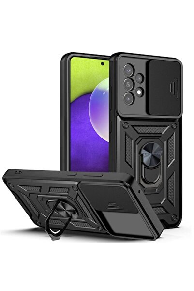 OEM Carcasă pentru Samsung Galaxy A52 4G/A52 5G/A52s 5G, Poliuretan, Negru