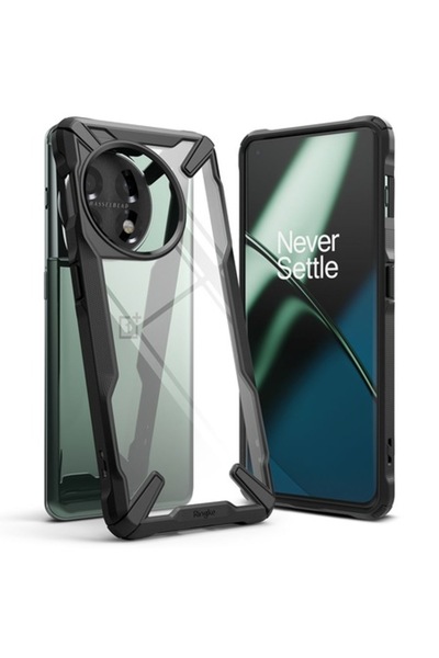 OEM Carcasă pentru OnePlus 11, Ringke Fusion X, Neagră