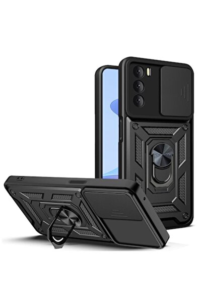 OEM Carcasă pentru Oppo A16/A16s/A54s, Poliuretan, Negru