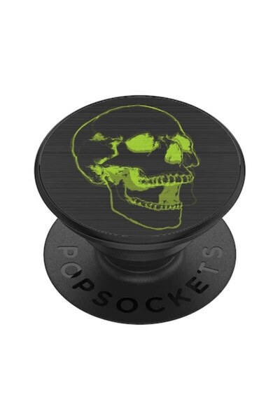popsocket Phone Holder, S70, Hard Plastic, Lenticular Skull