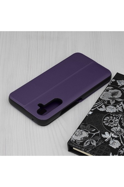 Techsuit Case for Samsung Galaxy A54 - -leather, Purple