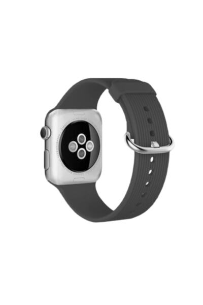 OEM Λουράκι σιλικόνης συμβατό με Apple Watch, 42/44 mm, σε σκούρο γκρι χρώμα