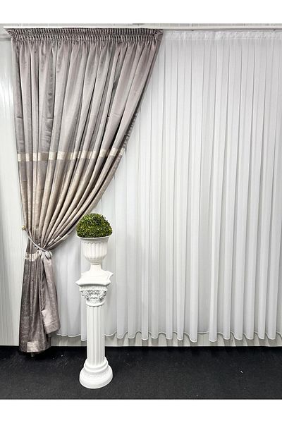 Metropolitan Concept Bolt drapery, worked on 10 cm wide rejansa