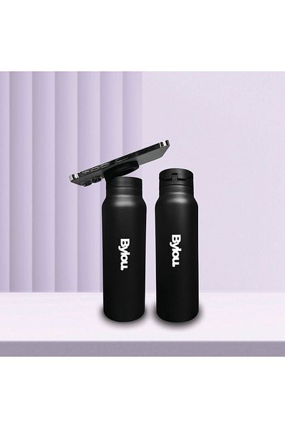Ringo All-in-One Water Bottle, Tripod, & Magnetic Phone Mount: Stainless Steel Insulated Water Bottl
