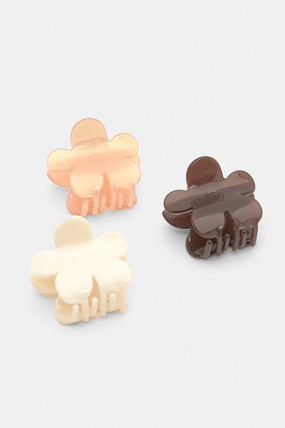 Pull & Bear 5-pack of flower fur clips