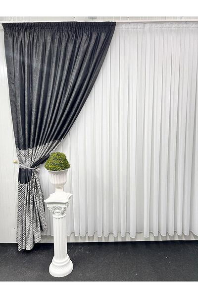 Metropolitan Concept Byblos drapery, worked on 10 cm wide rejansa