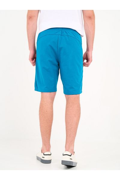 KVL by KENVELO Men's sports Bermuda shorts with logo print