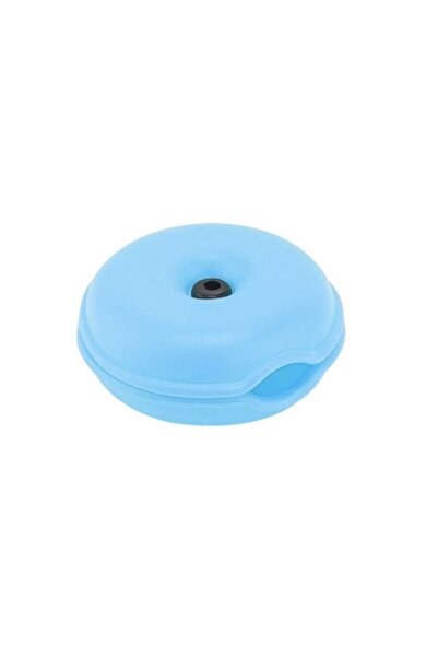 SOHO Organizator de cabluri din cauciuc, diametru 7 cm, albastru