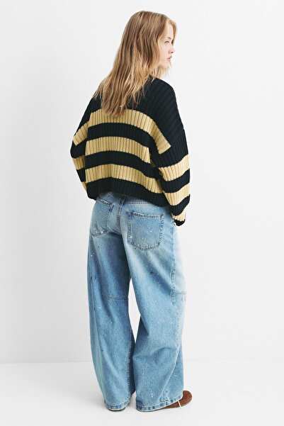 Pull & Bear Çizgili kazak