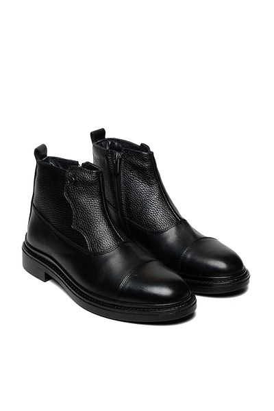 Bestello Laceless Rubber Sole Flat Boots 023-231-24K Men's Boots