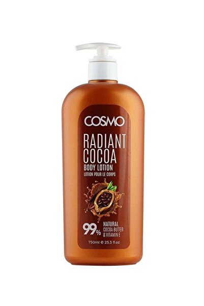 Cosmo لوشن الجسم المشع بالكاكاو والكاكاو الطبيعي وفيتامين E 750 مل
