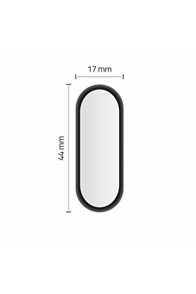OEM Premium Protection for Xiaomi Mi Smart Band 5, Tempered Glass, Black Transparent