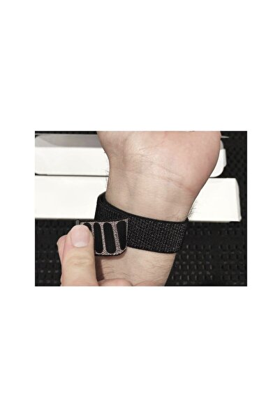 Bibilel Curea pentru Apple Watch, 42-44mm, Bibilel, Textil, Negru