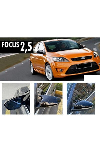 CARFACE Ford Focus 2,5 Mk2-mk2 Fl Batman Yarasa Ayna Kapağı Piano Black 2004-...