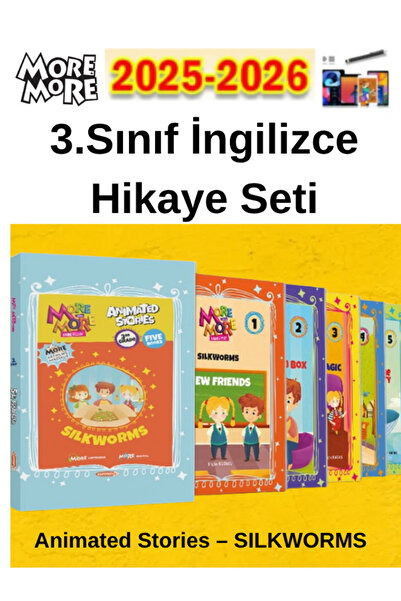 Fenomen Yayıncılık More & More 2025-2026 3.Sınıf 3 Animated Stories – SILKWOR...