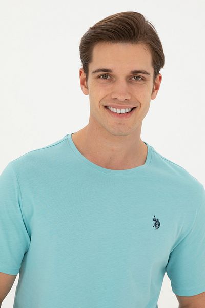 U.S. Polo Assn. Cotton T-shirt with a scoop neck