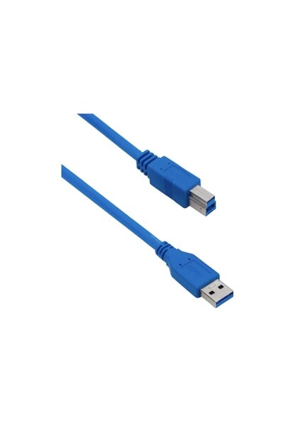 OEM Cablu imprimantă albastru USB A la USB B 3.0, 1,5 metri