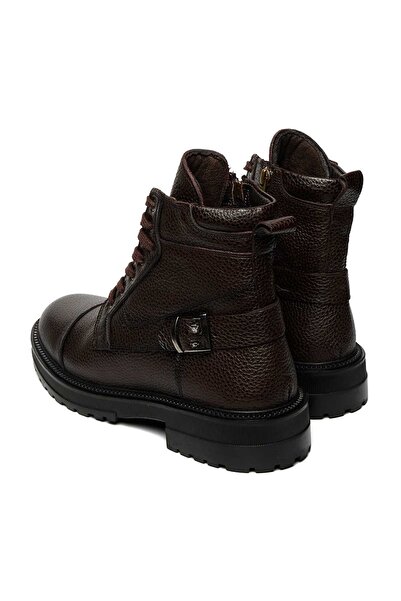 Bestello Ανδρικές μπότες με κορδόνια Thermo Sole Flat 023-126