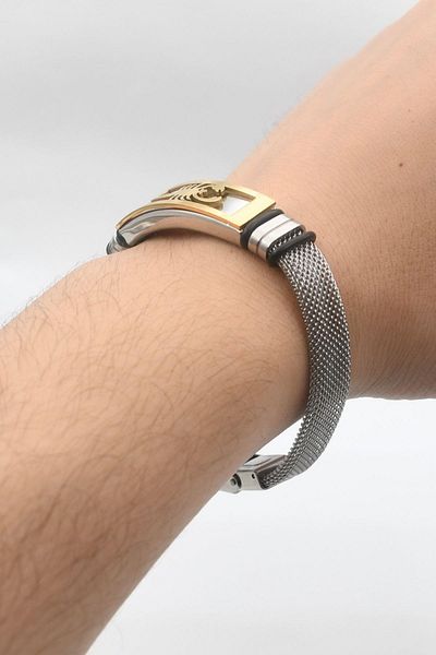 Prestige Scorpion Figured Straw Model Stainless Steel Bracelet 902122
