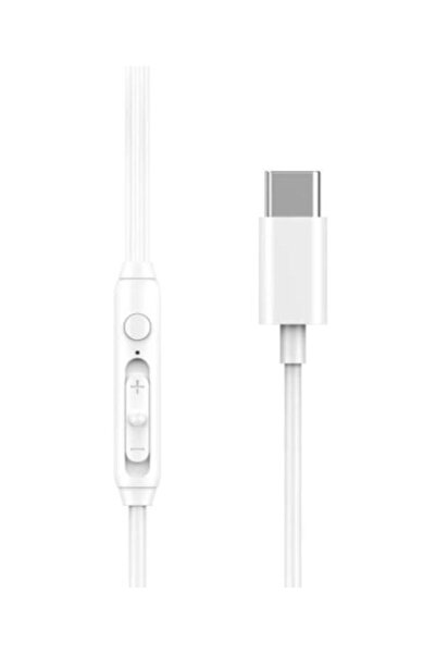 WIWU Casti Stereo EB 314, USB-C, White
