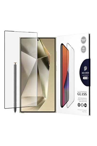 GERICOM Protector de ecran din sticlă securizată pentru Samsung Galaxy S24 Ultra, Gericom, rezistent la impact, negru F