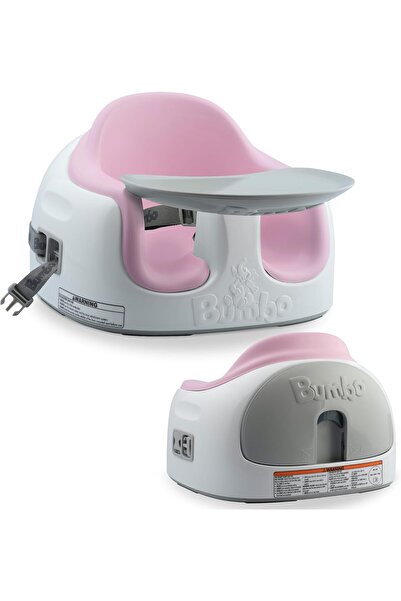 Bumbo - 3 in 1 Baby Multi Seat (Floor, Feeding & Booster Seat) 6-36 Months, Pink