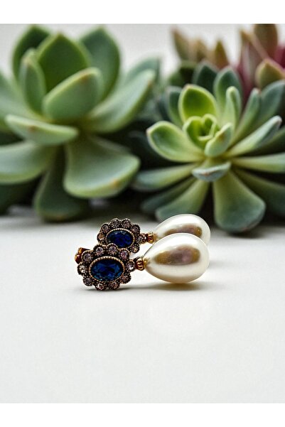 FUYA JEWELLERY Kristal Taşlı İnci Küpe