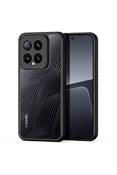 OEM Husă de protecție compatibilă cu Xiaomi 14, seria Aimo, H361, PU, neagră