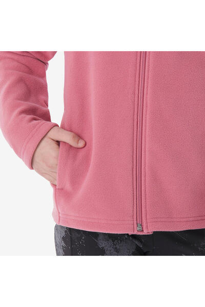 Decathlon Quechua Kids Outdoor Fleece - 7/15 Years - Pink - Mh100
