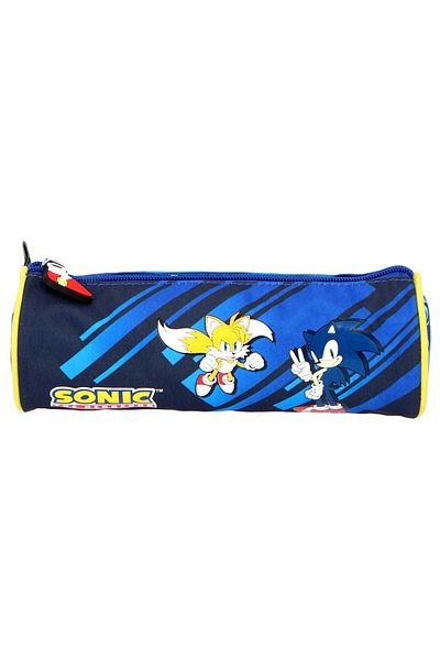 Sonic Pencil case The Hedgehog, 2, unequipped, one compartment, length 22 cm, diameter 7.5 cm