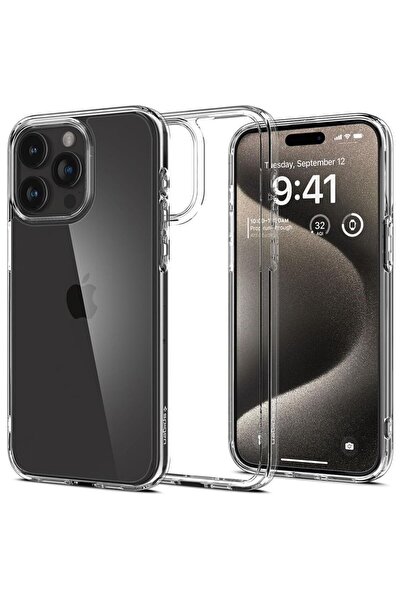OEM Husă de protecție compatibilă cu iPhone 15 Pro Max, Ultra Hybrid, H17, silicon moale, transparentă