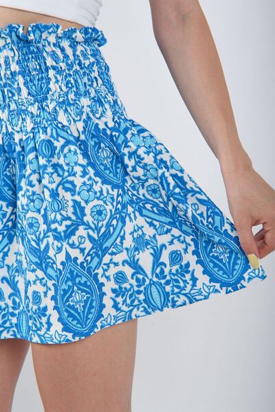 VeniLife High Waist Wrap Gipeli Oversize Mini Skirt