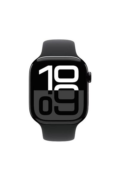 Apple Smartwatch Watch 10 GPS, Jet Black Aluminium 46mm