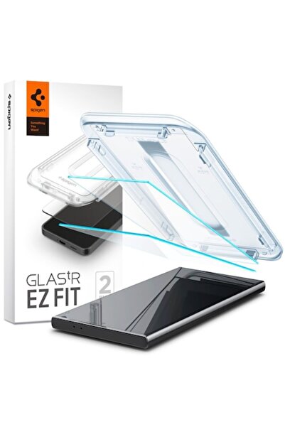 Spigen Protector de ecran pentru Samsung Galaxy S24 Ultra, set de 2, kit de m...