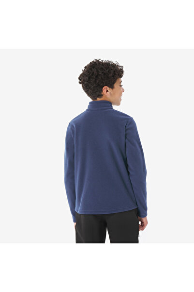 Decathlon Quechua Kids Outdoor Fleece Jacket - Age 7/15 - Navy Blue - Mh100