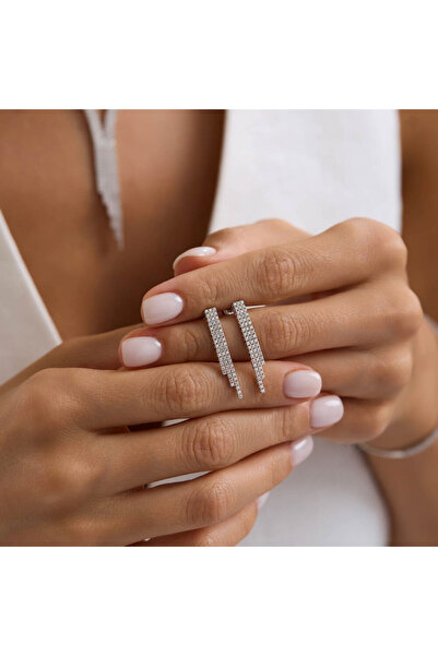 Sembol Gold Su Yolu Set Beyaz Altın Üç Sıra