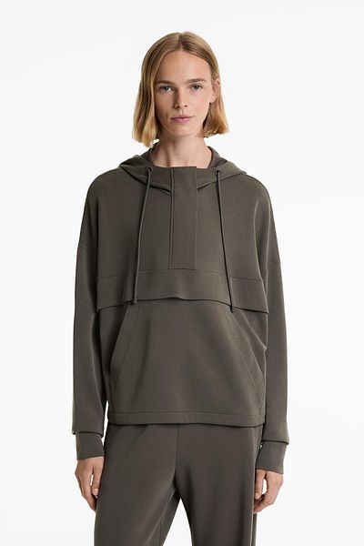 Oysho Soft-touch sweatshirt with modal and zip