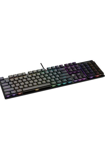 CANYON Tastatura Cometstrike TKL GK-55, Cu fir, USB, iluminat RGB (Negru)