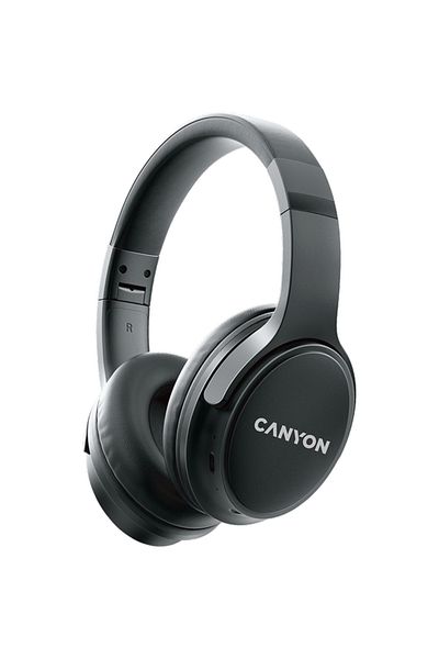 CANYON Casti Stereo Wireless OnRiff 4, Bluetooth 5.3, Autonomy 50 hours, Microphone (Black)